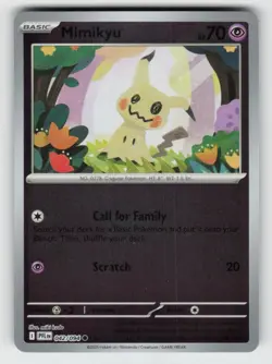 Reverse Holo Mimikyu 042/094 Common Phantasmal Flames Near Mint - Image 1