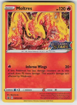 Holo Moltres SWSH185 Promo Sword & Shield Promo Near Mint - Image 1