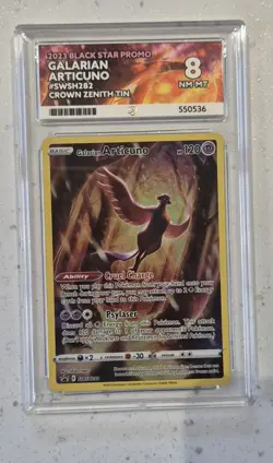 Pokemon TCG Galarian Articuno #SWSH282 2023 Black Star Promo NM Ace 8 - Image 1