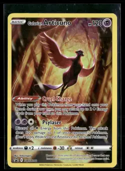 Galarian Articuno SWSH282 SWSH Black Star Promo Pokemon - Image 1