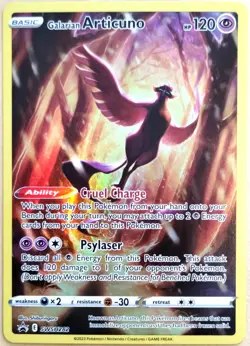 Galarian Articuno - Black Star Promo SWSH282 - Pokemon TCG Card - Near Mint - Image 1