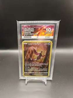 Pokemon Crown Zenith: Galarian Articuno Black Star Promo SWSH282 ACE 10 GEMMINT - Image 1