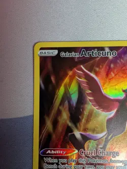Pokemon Galarian Articuno TCG SWSH282 Holo Black Star Promo Card - Image 4
