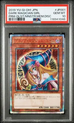 PSA 10 Dark Magician Girl DMMD-JP001 20th Secret Rare 2019 Yu-Gi-Oh! Card Japane - Image 1