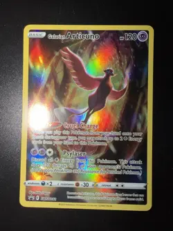 Galarian Articuno SWSH282 Crown Zenith Pokemon TCG Holo Black Star Promo NM - Image 1