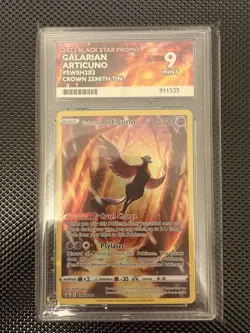 Pokemon TCG Galarian Articuno Black Star Promo SWSH282 2023 - ACE 9 Mint - Image 1
