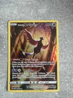 Galarian Articuno SWSH282 Crown Zenith Pokemon TCG Holo Black Star Promo NM - Image 1