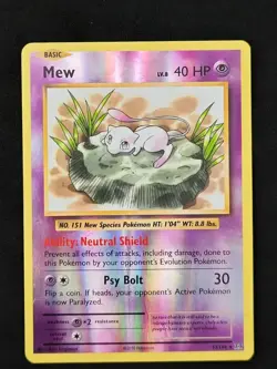 🟣 Mew 🟣 53/108 – XY Evolutions – Reverse Holo Rare – LP/MP – Pokemon TCG - Image 1