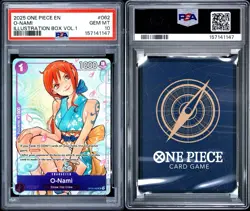 O-Nami (Illustration Box Vol.1) OP05-062 One Piece Promotion Cards Foil PSA 10 - Image 3