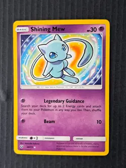 Shining Mew 40/73 Shining Legends Holo Rare Pokemon Card - Image 1