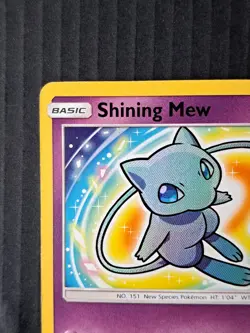 Shining Mew 40/73 Shining Legends Holo Rare Pokemon Card - Image 2
