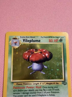 Vileplume 15/64 Jungle WOTC Holo Rare ENG 1999 - Image 5