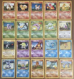 Pokemon TCG - X20 Base Set Card Bundle - Image 1