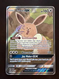 Pokemon TCG Eevee GX SM233 Full Art Promo Black Star Ultra Rare Holo Ex - Image 1