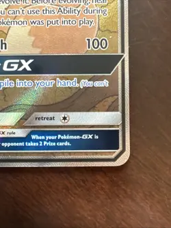 Pokemon TCG Eevee GX SM233 Full Art Promo Black Star Ultra Rare Holo Ex - Image 4