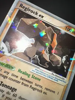 Pokemon TCG Regirock ex 98/101 LP Hidden Legends Holo Ultra Rare 2004 FAST SHIP! - Image 4