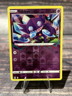 Sableye 070/196 Reverse Holo SWSH11: Lost Origin Pokemon Card - Image 1