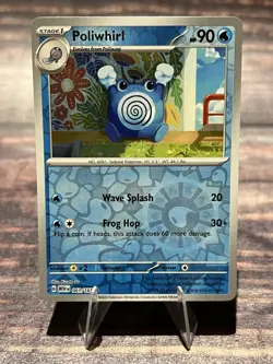 Poliwhirl 061/165 Reverse Holo SV: Scarlet & Violet Pokemon Card - Image 1