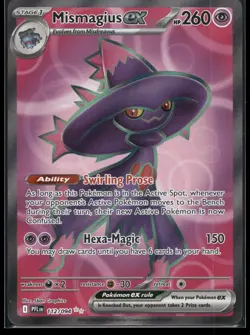 Mismagius ex 112/094 Ultra Rare Phantasmal Flames Pokemon Holo Near Mint - Image 1