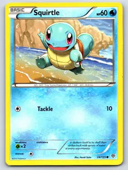 Squirtle 24/135 Common Plasma Storm NM Pokemon TCG - Image 1
