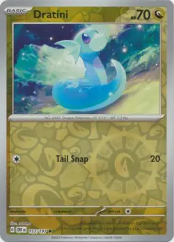 Dratini 157/197 Reverse Holo | Obsidian Flames | Pokemon Card - Image 1