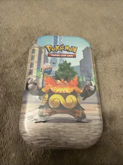 Pokemon Lumiose City Mini Tin Emboar. - Image 1