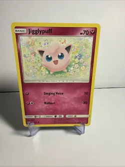 Jigglypuff SM Hidden Fates Pokemon NM 41/68 Sun & Moon - Image 1