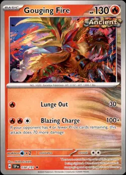 Pokemon - Gouging Fire #038/191 - Deck Exclusives Promo - Image 1