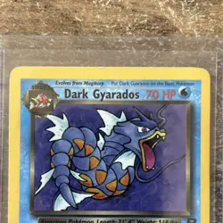 Dark Gyarados 25/82 Team Rocket Pokemon TCG 70 HP Rare Regular Unlimited English - Image 2