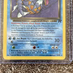 Dark Gyarados 25/82 Team Rocket Pokemon TCG 70 HP Rare Regular Unlimited English - Image 3