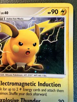 The Pokemon Company Raichu Diamond & Pearl DP21 Holo Promo - Image 3