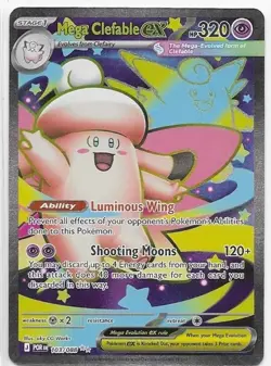 Mega Clefable ex 103/088 Ultra Rare Perfect Order Pokemon Holo Near Mint - Image 1