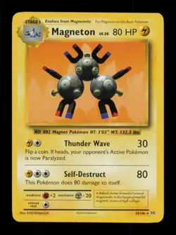 MAGNETON RARE HOLO 38/108 MP POKEMON - Image 1