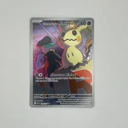 Team Rocket's Mimikyu 238/217 Illustration Rare Ascended Heroes Pokemon TCG / NM - Image 1