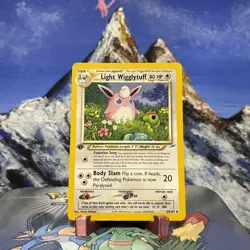 Light Wigglytuff - 54/105 Pokemon Neo Destiny - 1st Edition MP - Image 1