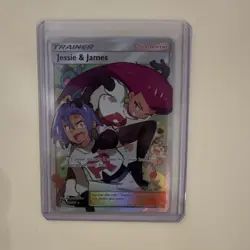Pokemon Company Jessie & James 58/68 Hidden Fates Holo Rare Trainer English - Image 1