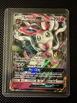 2017 Pokemon SM Guardians Rising Sylveon Holo #92/145. Read Description - Image 1