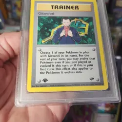 LOW POP Giovanni 104 Rare 2000 Gym Challenge PSA 10 Vintage Pokemon Card POP 26 - Image 3