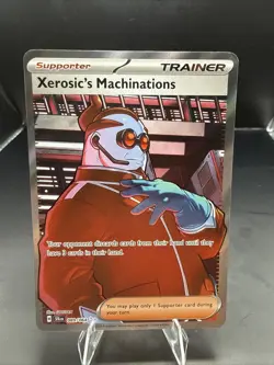 Pokemon Xerosic's Machinations Holo Ultra Rare SV: Shrouded Fable 089/064 - Image 2