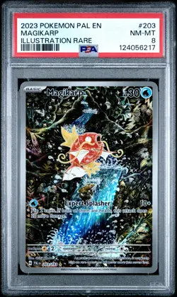 2023 Pokemon Scarlet & Violet Paldea Evolved 203 Magikarp PSA 8 124056217 - Image 1