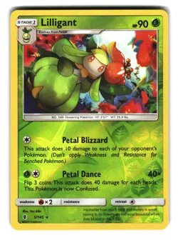 Lilligant 5/145 Non Holo Guardians Rising Pokemon Card - Image 1