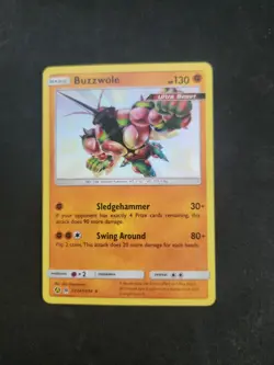 Pokemon Buzzwole Hidden Fates Shiny Vault 24/94 Holo Baby Shiny Rare - Image 1