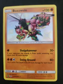 Pokemon Buzzwole Hidden Fates Shiny Vault 24/94 Holo Baby Shiny Rare - Image 2