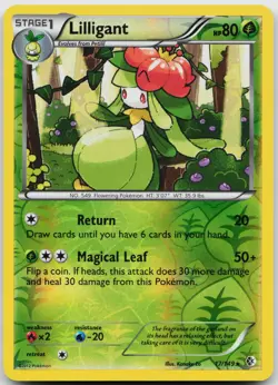 Lilligant 17/149 Rare Boundaries Crossed Pokemon Reverse Holo Near Mint - Image 1