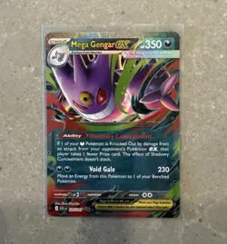 Pokemon TCG Mega Gengar EX Ascended Heroes 125/217 Holo EN 2026 - Image 1