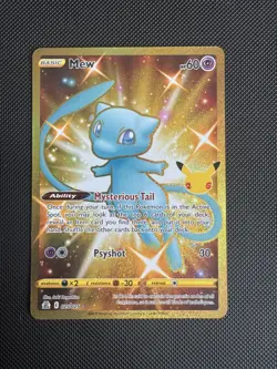 Pokemon Mew TCG Card 025/025 25th Anniversary Celebrations - Image 1