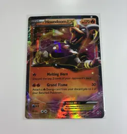Pokemon TCG Houndoom EX 21/162 Breakthrough Full Art Holo Ultra Rare Eng 2015 - Image 1