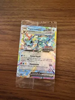 Vaporeon EX 023/131 Stamped Prismatic Evolutions Promo Pokemon TCG - Image 1