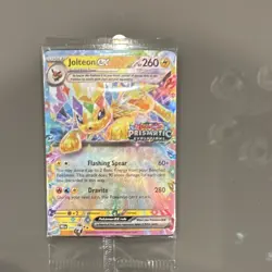 Sealed promo Pokemon Jolteon ex 030/131 Prismatic Evolutions Promo - Image 1