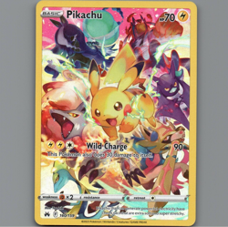 Pikachu 160/159 Crown Zenith Full Art Holo Secret Rare Pokemon - Image 1
